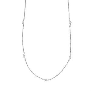 Halskæde med bølgede led i sølv Silke x Sistie z2022sws
